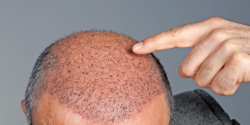 can hair transplant cover whole head